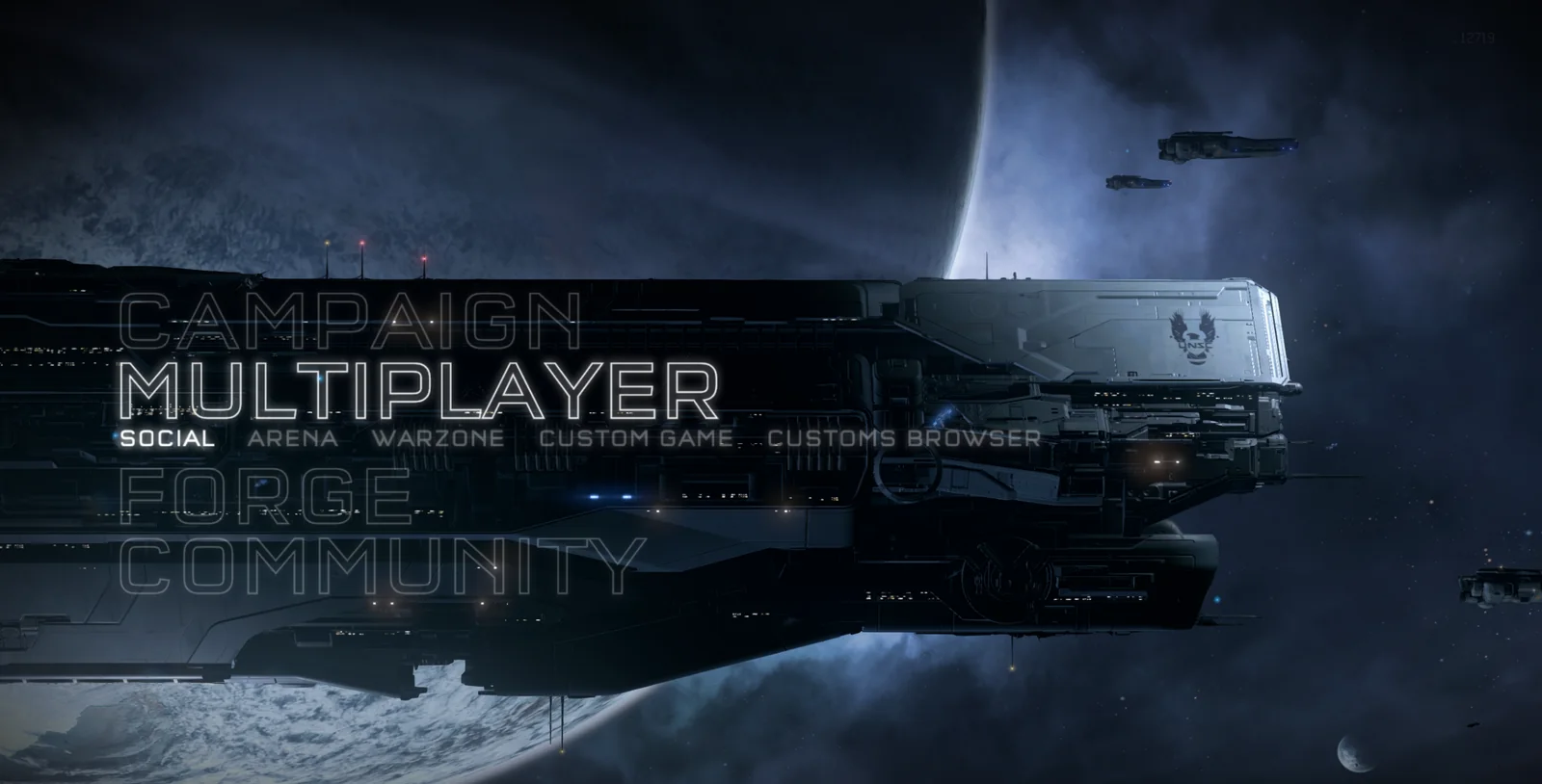 The Reforged main menu with Multiplayer selected, listing Social, Arena, Warzone, Custom Game, and Customs Browser